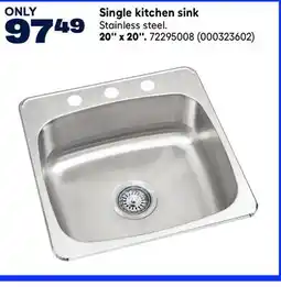 RONA VALU+ Single kitchen sink offer