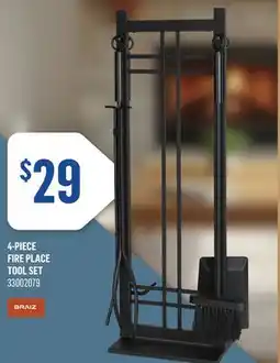 Canac 4-Piece Fireplace Tool Set offer