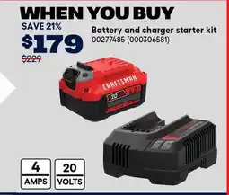RONA Battery and Charger Starter Kit offer