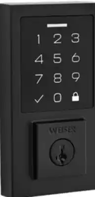 RONA WEISER Matte black finish SmartCode electronic locks with keypad offer
