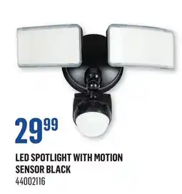 Canac LED Spotlight with Motion Sensor Black offer