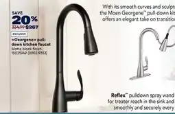 RONA MOEN Georgene pull- down kitchen faucet offer