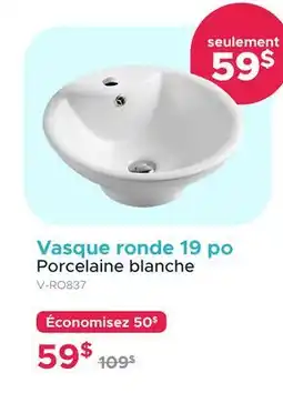 Bath Depot Vasque ronde 19 po offer