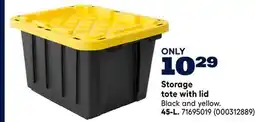 RONA Storage tote with lid 45-L offer