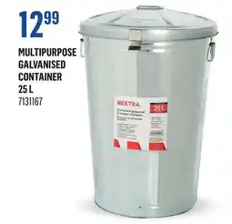 Canac Multipurpose Galvanised Container 25L offer