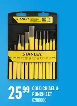 Canac STANLEY Cold Chisel & Punch Set offer