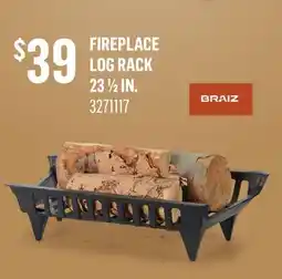 Canac Fireplace Log Rack offer