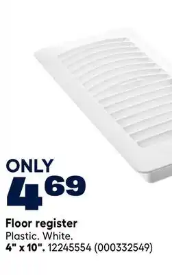RONA Floor register offer