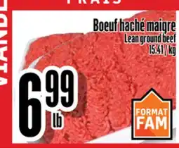 Bonanza Boeuf haché maigre offer