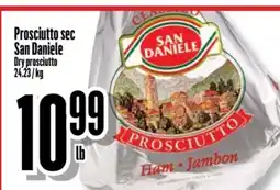 Bonanza Prosciutto sec San Daniele offer