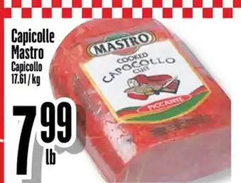 Bonanza Capicolle Mastro offer