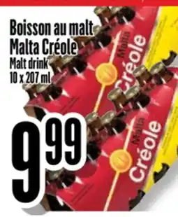 Bonanza Boisson au malt Malta Créole offer