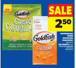 Real Canadian Superstore Pepperidge Farm Goldfish Crackers or Crisps offer