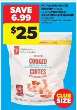 Real Canadian Superstore PC Pacific White Shrimp offer