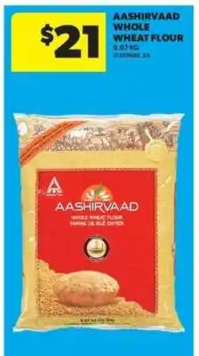 Real Canadian Superstore AASHIRVAAD WHOLE WHEAT FLOUR offer
