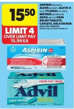 Real Canadian Superstore Pain Relief Tablets offer
