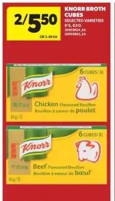 Real Canadian Superstore Knorr Broth Cubes offer