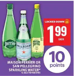 Food Basics Maison Perrier or San Pellegrino Sparkling Water offer
