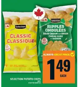 Food Basics SELECTION POTATO CHIPS offer