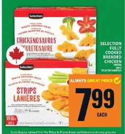 Food Basics SELECTION FULLY COOKED BREADED CHICKEN offer