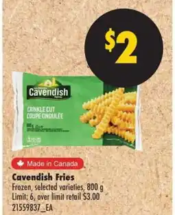 No Frills Cavendish Fries offer