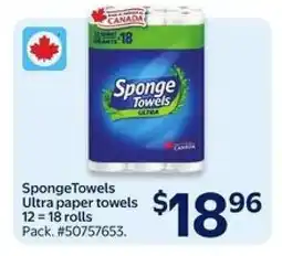 Walmart SPONGETOWELS offer