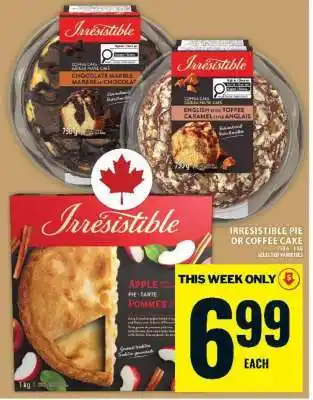 Food Basics Irresistible Pie or Coffee Cake offer