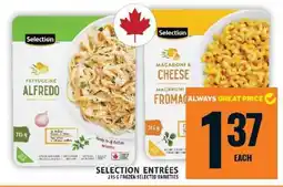Food Basics SELECTION ENTRÉES offer