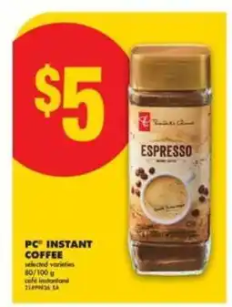 No Frills PC Instant Coffee offer