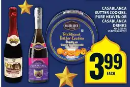 Food Basics Casablanca Butter Cookies, Pure Heaven or Casablanca Drinks offer