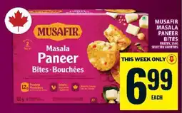 Food Basics Musafir Masala Paneer Bites offer