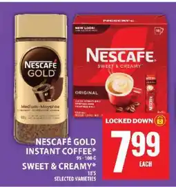 Food Basics NESCAFÉ Gold Instant Coffee & Sweet & Creamy offer