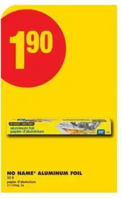 No Frills No Name Aluminum Foil offer