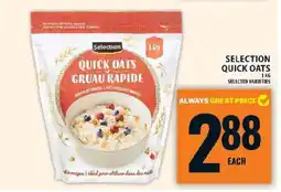 Food Basics SELECTION QUICK OATS offer