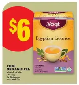 No Frills Yogi organic tea offer