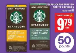 Food Basics STARBUCKS NESPRESSO COFFEE CAPSULES offer