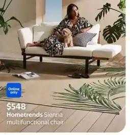 Walmart Hometrends Sienna multifunctional chair offer