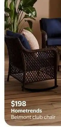 Walmart Hometrends Belmont club chair offer