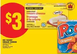 No Frills NO NAME CREAM CHEESE offer