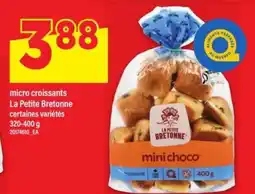 Maxi micro croissants offer