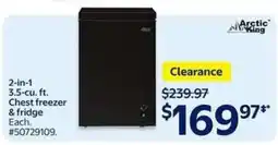 Walmart Arctic King 2-in-1 3.5-cu. ft. Chest Freezer & Fridge offer