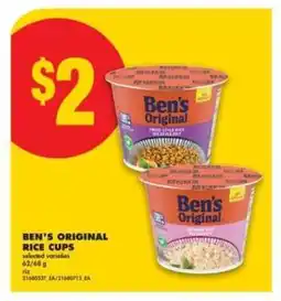 No Frills BEN'S ORIGINAL Rice Cups offer