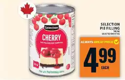Food Basics Selection Cherry Pie Filling offer