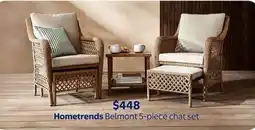 Walmart Hometrends Belmont 5-piece chat set offer