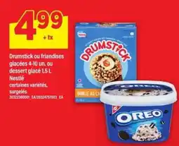 Maxi Drumstick ou friandises glacées ou dessert glacé offer