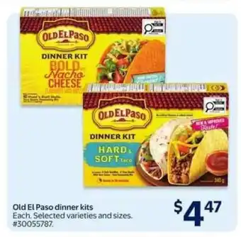 Walmart Old El Paso Dinner Kits offer
