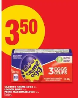 No Frills CADBURY CREME EGGS offer