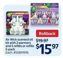 Walmart Air Wick Scented Oil Kit offer