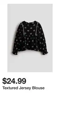 H&M Textured Jersey Blouse offer