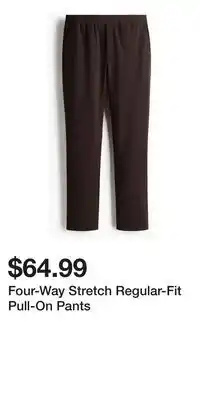H&M Four-Way Stretch Regular-Fit Pull-On Pants offer